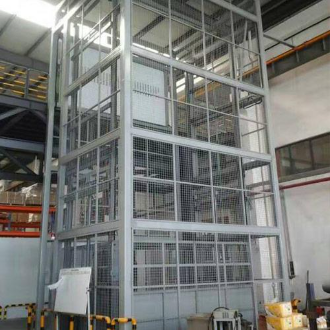 平舆导轨式升降平台货梯